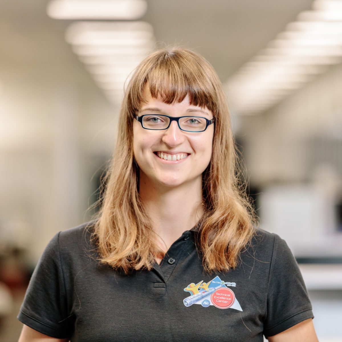 Portrait of an employee of the company Procter & Gamble GmbH in Marktheidenfeld