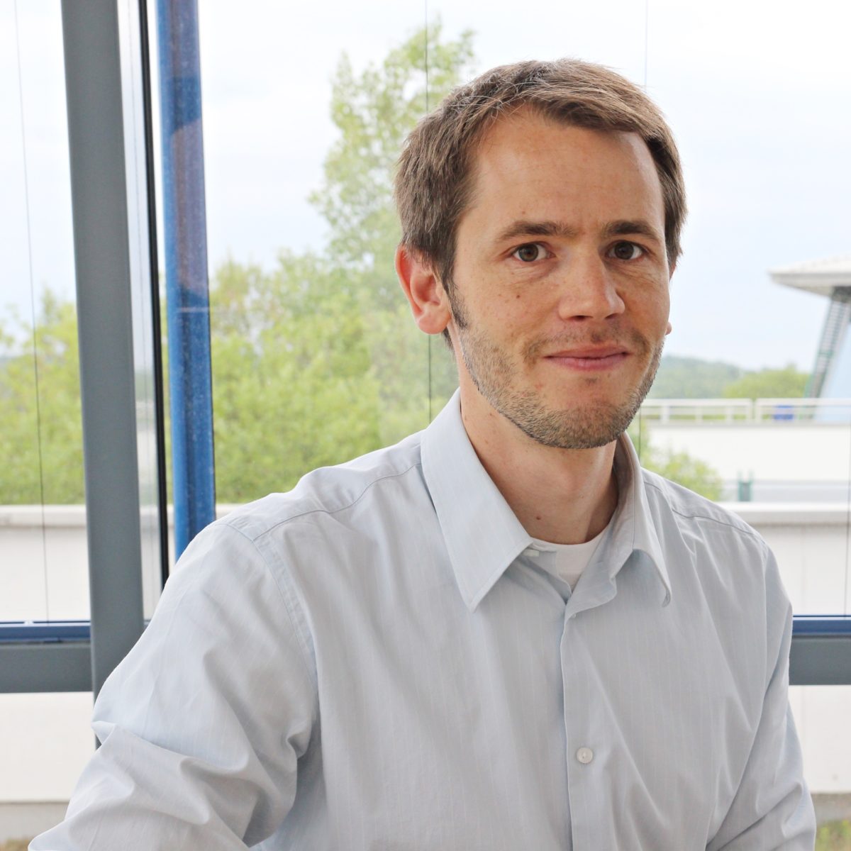 Portrait of an employee of Wölfel Engineering GmbH & Co. KG in Höchberg
