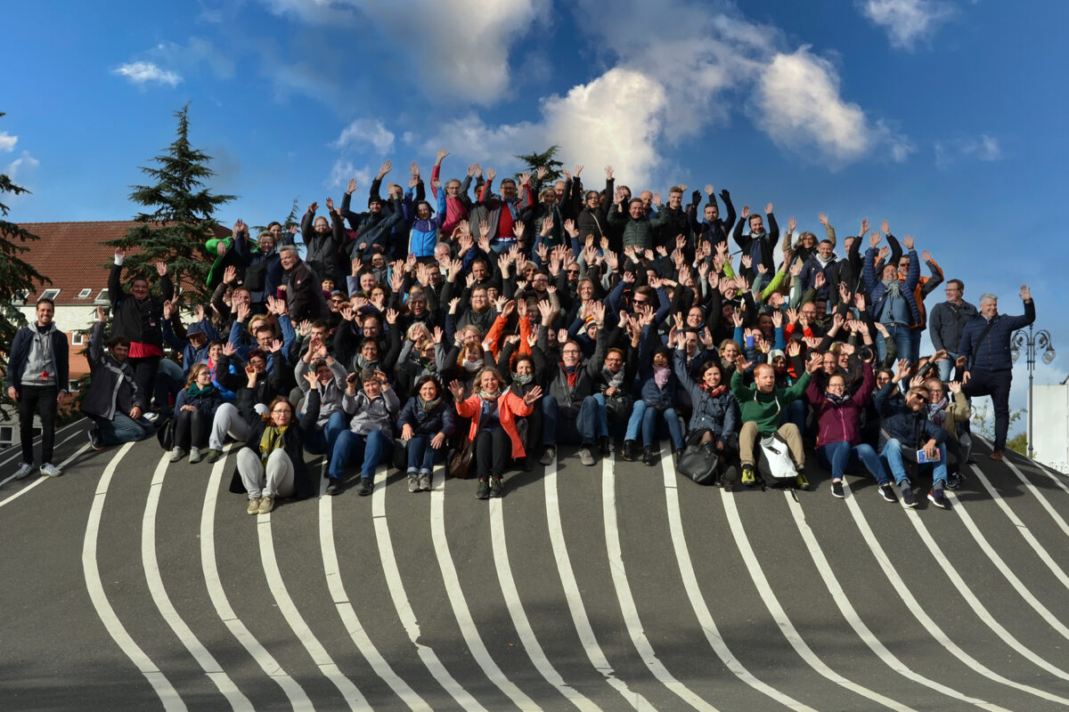 Group picture of all employees of the company BAURCONSULT in Hassfurt